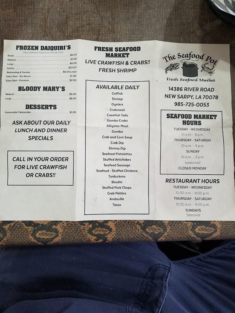 The Seafood Pot Destrehan Menu image 4